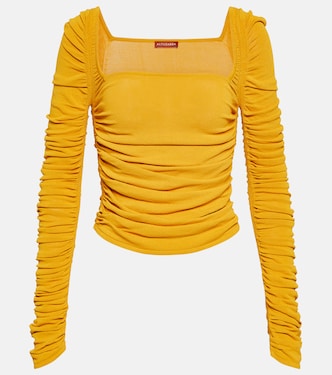 Top Asgard in jersey con ruches | Altuzarra