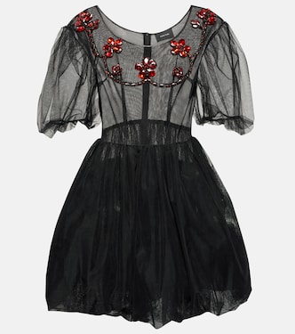 Embellished tulle minidress | Simone Rocha