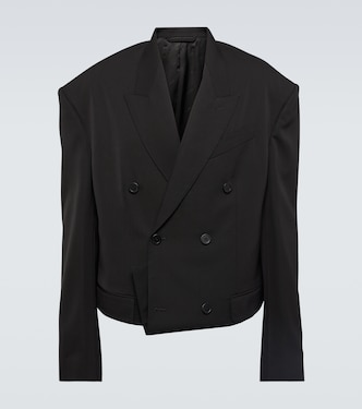 Blazer doppiopetto in lana | Balenciaga