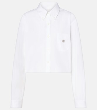 Cropped-Hemd aus Baumwollpopeline | Givenchy