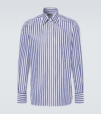 Camisa Grand Bangle de algodón a rayas | Tom Ford