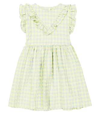Canyon checked cotton-blend dress | The New Society