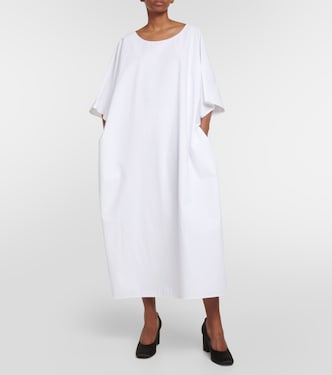 Oversize-Midikleid Isora aus Baumwollpopeline | The Row