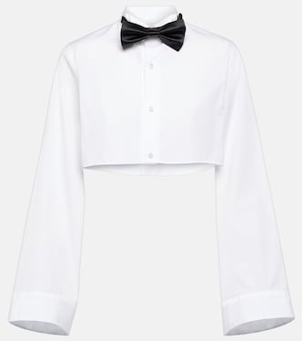 Camicia cropped in cotone | Noir Kei Ninomiya