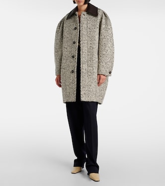 Cappotto in bouclé di misto lana | Bottega Veneta