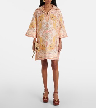 Wylie printed linen tunic | Zimmermann