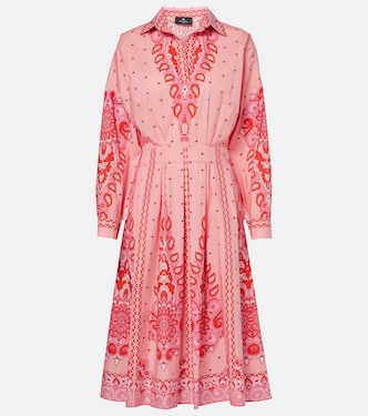 Midikleid aus einem Baumwollgemisch | Etro