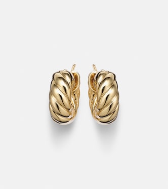 18kt gold hoop earrings | David Yurman