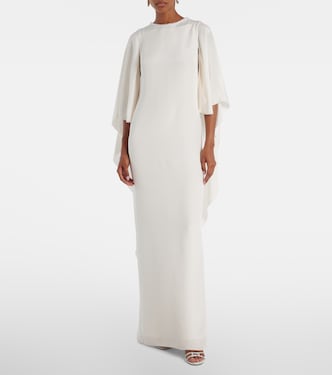 Robe aus Seide mit Cape-Detail | Max Mara