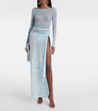 Orchidee mesh top | Pucci