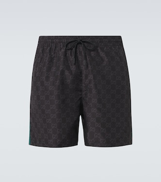 Badeshorts Web Stripe GG | Gucci