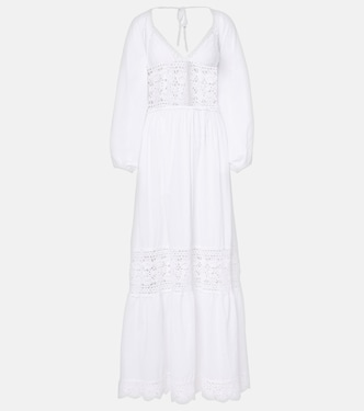 Victoria crochet cotton poplin dress | Anna Kosturova