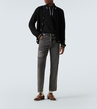 Cropped Slim Jeans Double G | Gucci