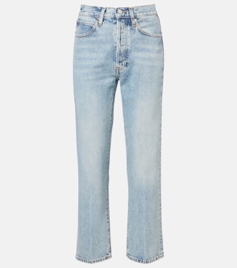 The Vertical Crop high-rise straight jeans | Frame