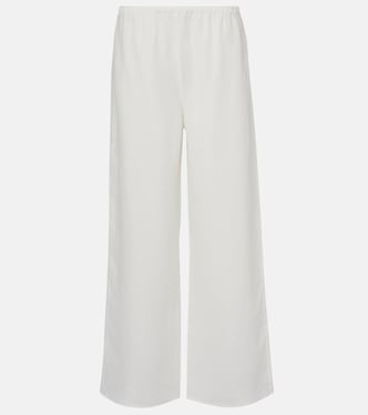 Austin linen wide-leg pants  | Asceno