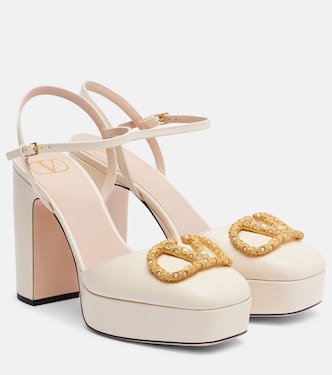 VLogo Signature 115 platform pumps | Valentino Garavani