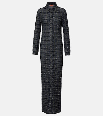Zigzag锯齿图案金属丝开衫 | Missoni