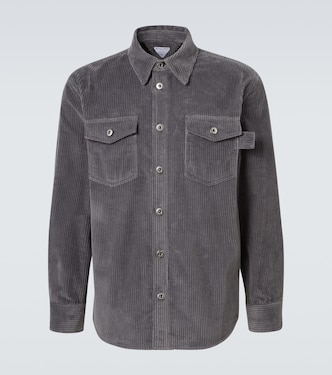 Matt cotton corduroy shirt  | Bottega Veneta