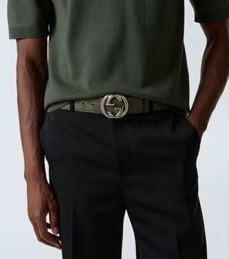 GG reversible leather belt | Gucci