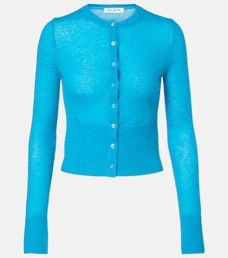 Mohair and wool-blend cardigan | Alaïa
