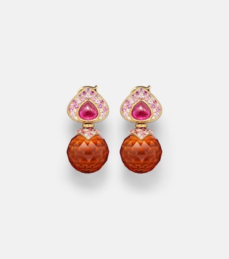 Boucles d'oreilles Acilla en or 18 ct et pierres précieuses | Marina B