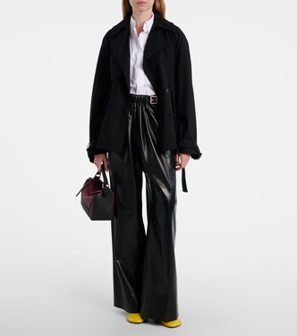 Weite Hose aus Leder | Loewe