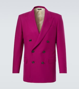 Wool twill suit jacket | Tom Ford