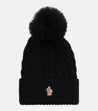 Mütze aus Schurwolle mit Shearling | Moncler