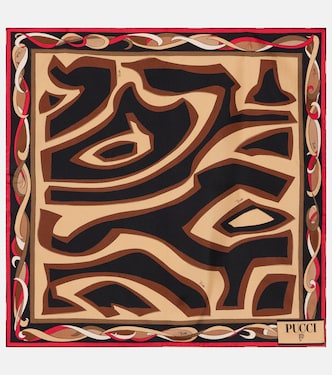 Labirinto silk twill scarf | Pucci
