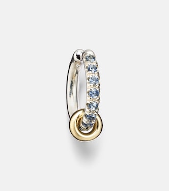 Ear cuff Ombré de plata de ley y oro 18 ct con zafiros | Spinelli Kilcollin