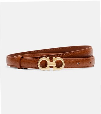 Gancini leather belt | Ferragamo