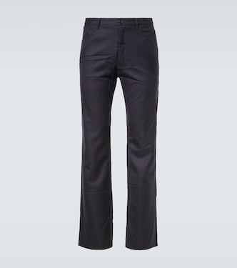 Pinstripe wool straight pants | Balenciaga