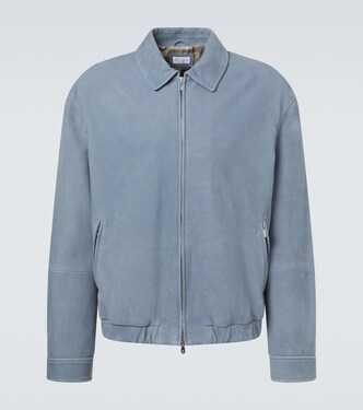 Leather blouson jacket | Brunello Cucinelli