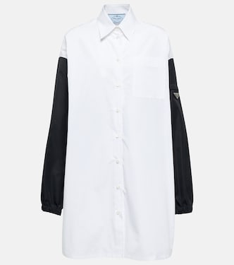 Hemd aus Popeline und Gabardine | Prada