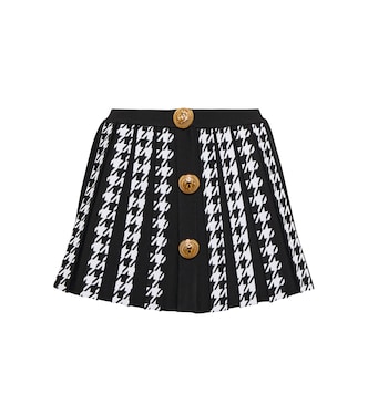 Houndstooth pleated miniskirt | Balmain
