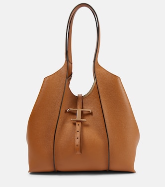 Timeless Medium leather tote bag | Tod's