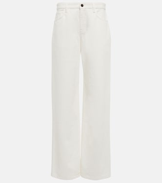 Mid-Rise Wide-Leg Jeans Eglitta | The Row