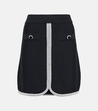 Raine crystal-trimmed miniskirt | Rebecca Vallance