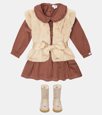 Gilet Carline en fourrure synthétique | Donsje