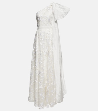 Bridal Hanne embroidered organza gown | Erdem