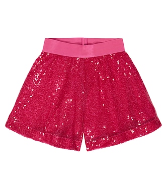 Shorts con paillettes | Monnalisa
