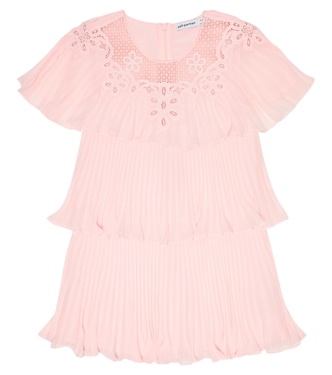 Kleid aus Chiffon | Self-Portrait Kids