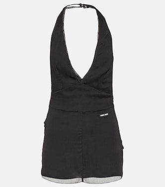 Top aus Seidenchiffon | Miu Miu