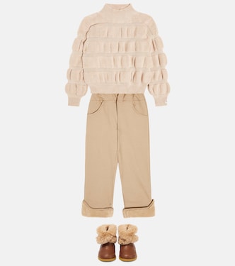 Ceou wool-blend turtleneck sweater | Donsje
