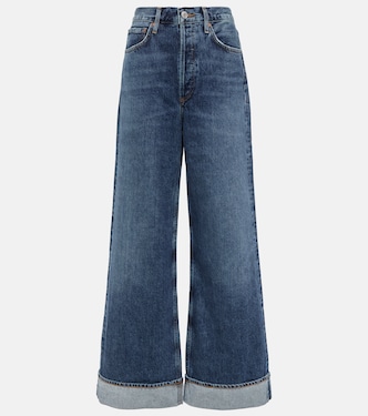 Dame high-rise wide-leg jeans | Agolde