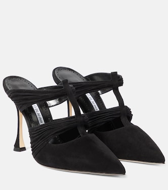 Mules Kerua de ante | Manolo Blahnik