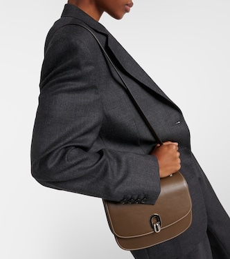 Schultertasche Tondo 22 aus Leder | Savette