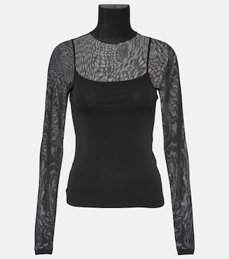 Fatuo jersey turtleneck top | Max Mara