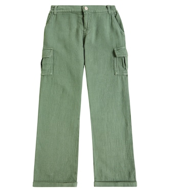 Pantalon cargo en coton et lin | Tartine et Chocolat