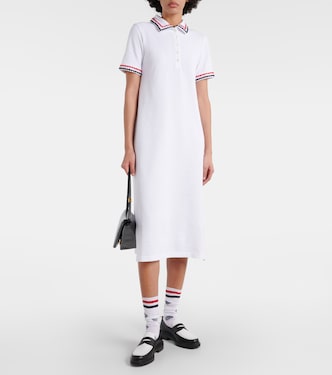 Abito midi in piqué di cotone | Thom Browne